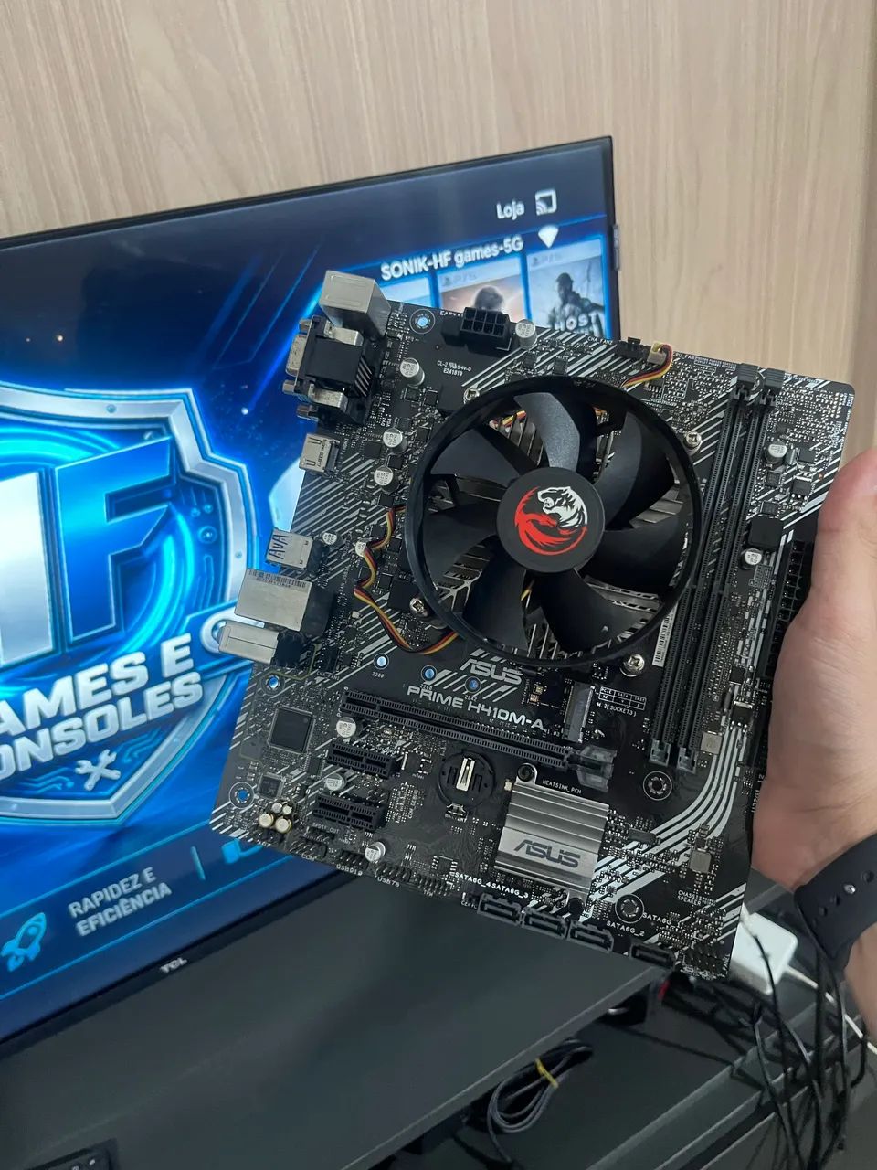 I5 10400F + Placa mãe H410M-A - Foto 2