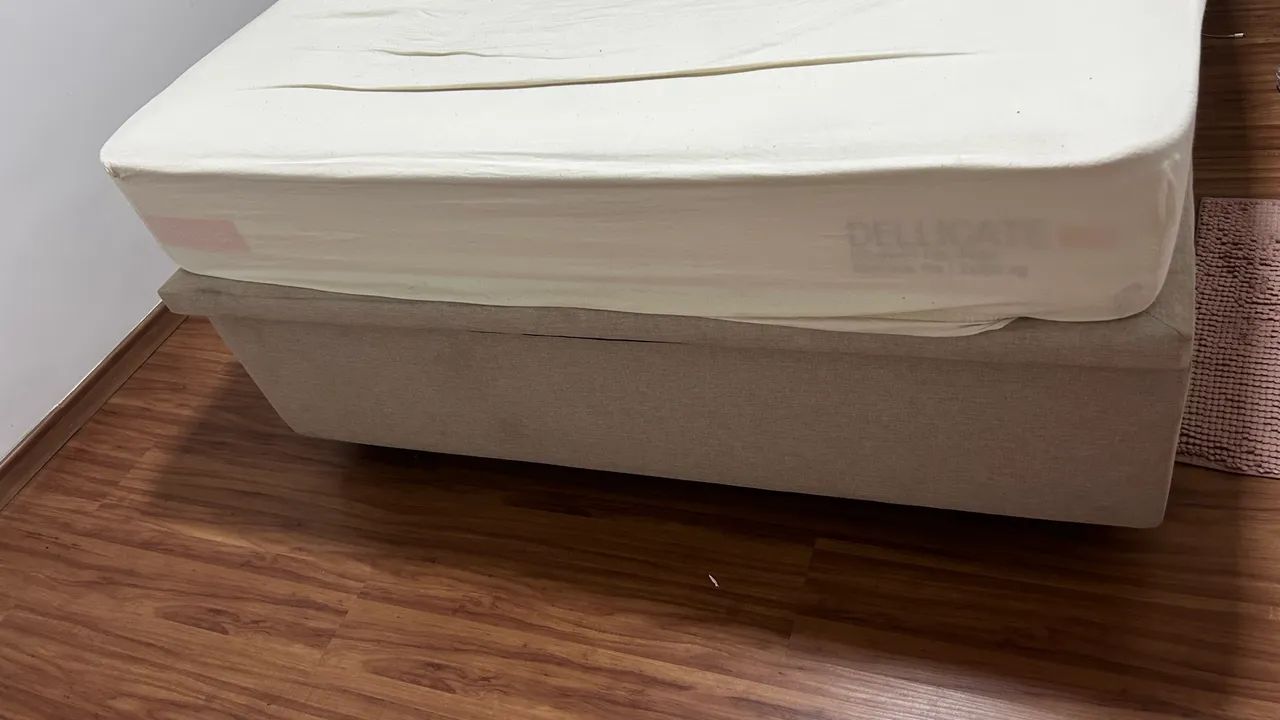 Cama Box Baú + Colchão de Casal inducol - Foto 2