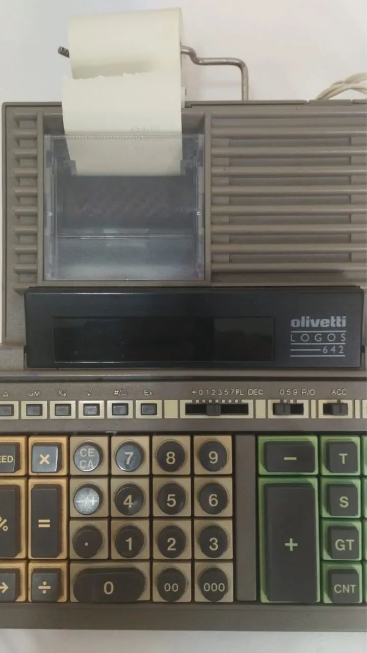 Calculadora Olivetti Logos 642, 100% funcionando. - Foto 4