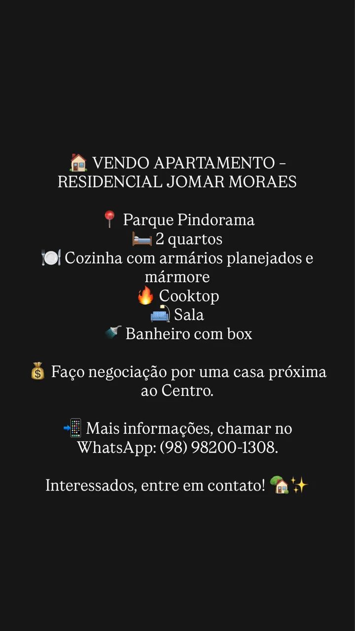 Apartamento quitado 