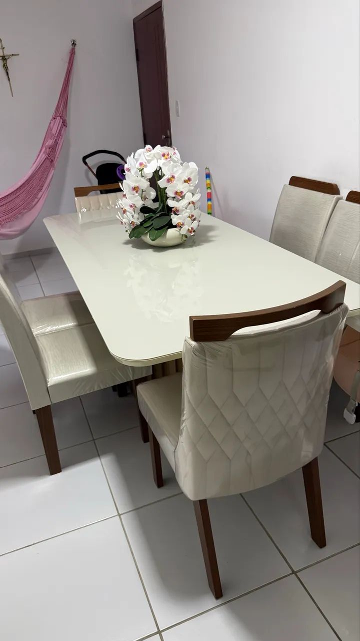 Mesa de jantar + 6 cadeiras  - Foto 3