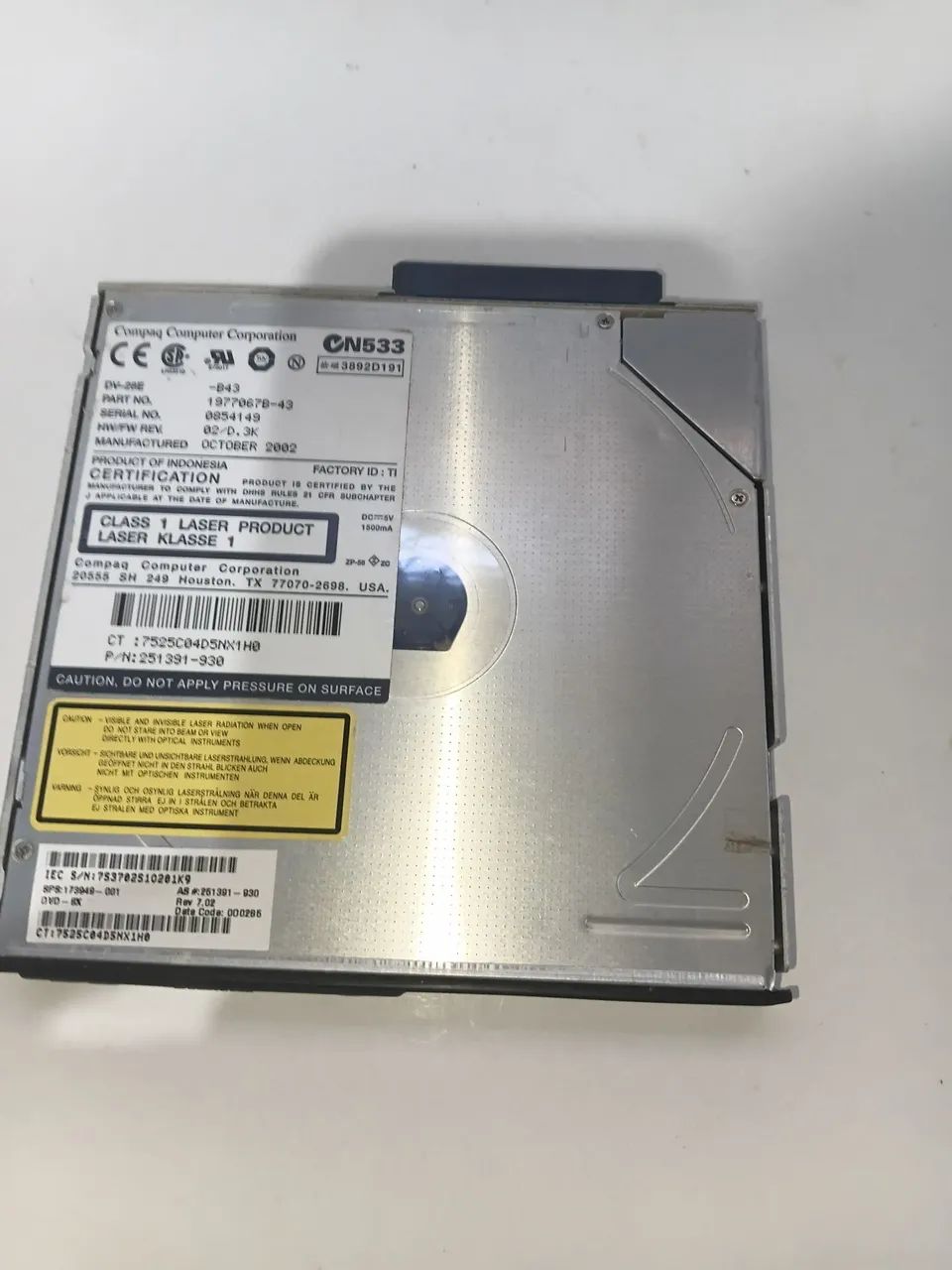 Dvd rom compaq - Foto 2