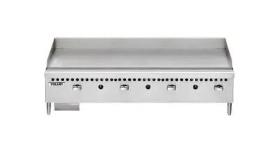 Vulcan VCRG48 Professional Gas GLP Griddle, Stainless Steel, 25.4 mm, 4 Burners