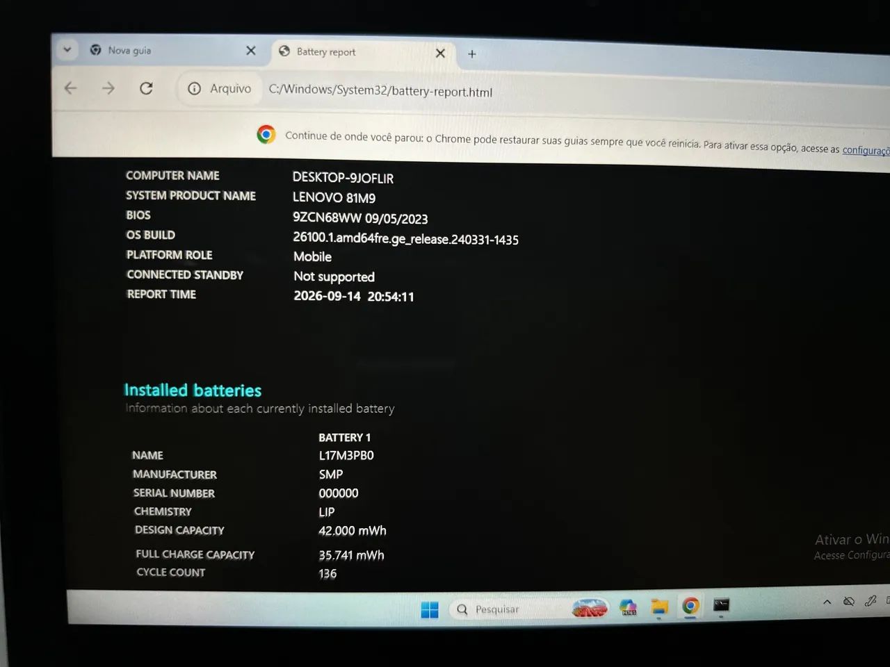 Notebook 2 em 1 Lenovo 300e  - Foto 5