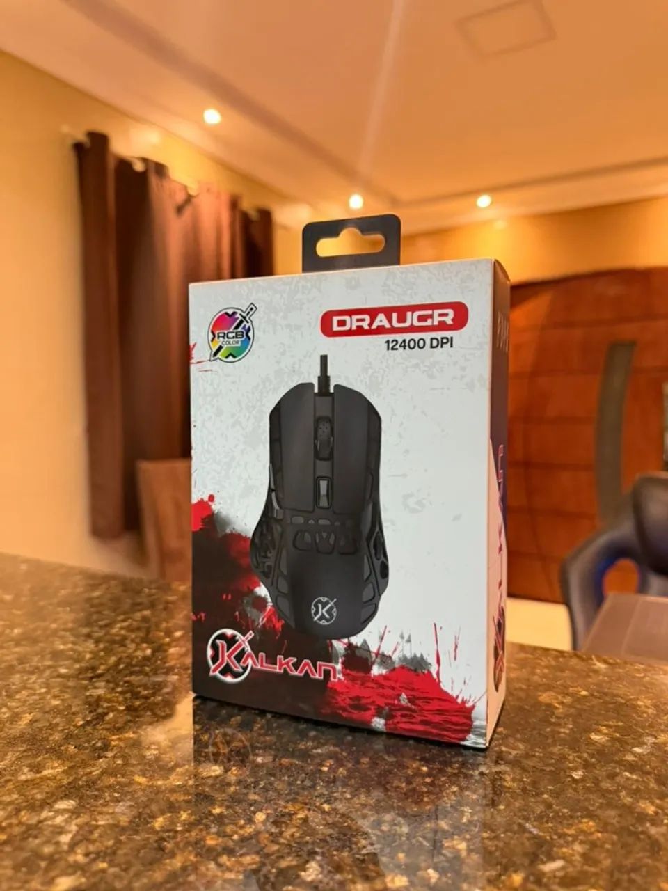 Mouse Gamer Kalkan Draugr Rgb - Foto 2