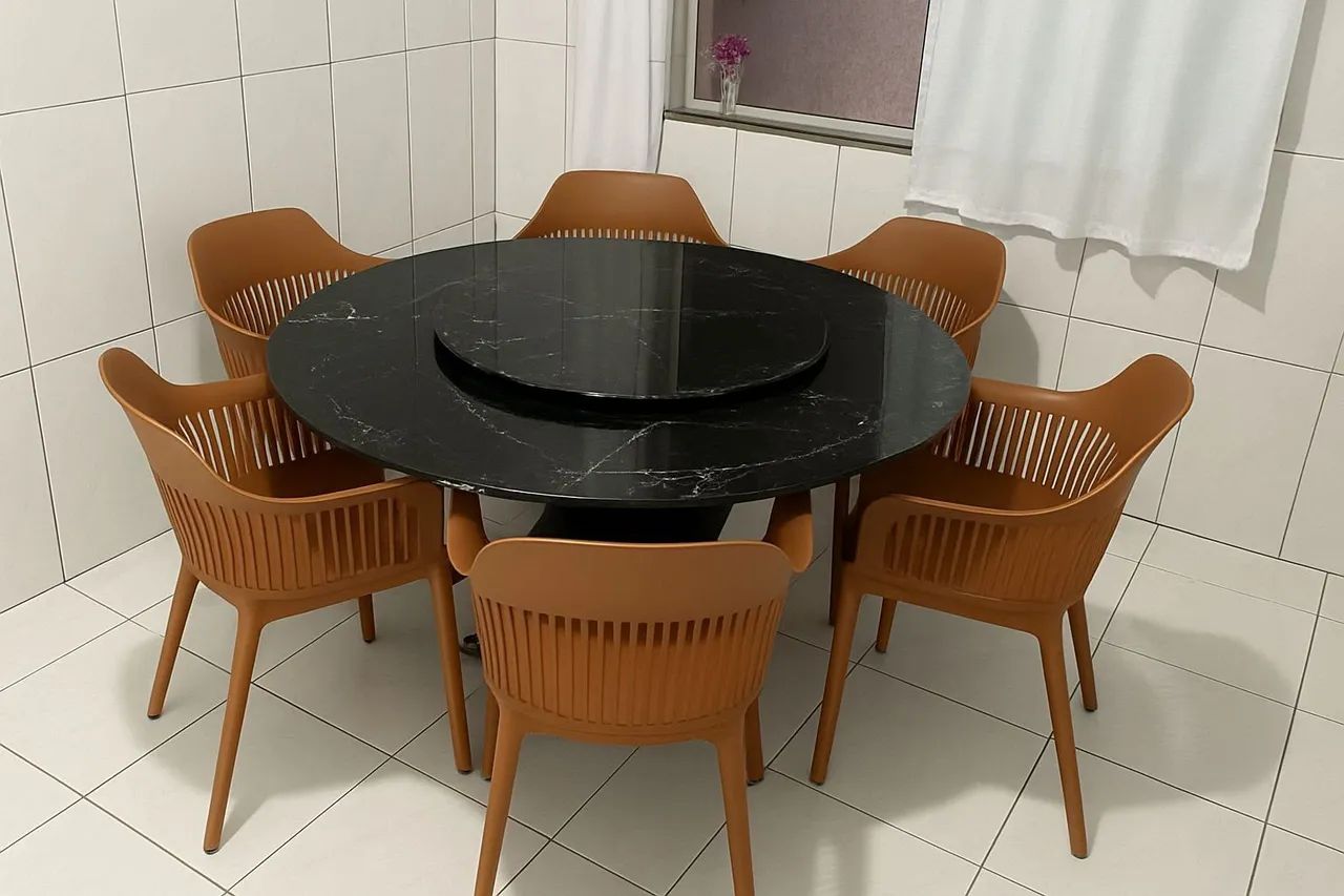 Mesa pedra de ardósia laqueadas  - Foto 3