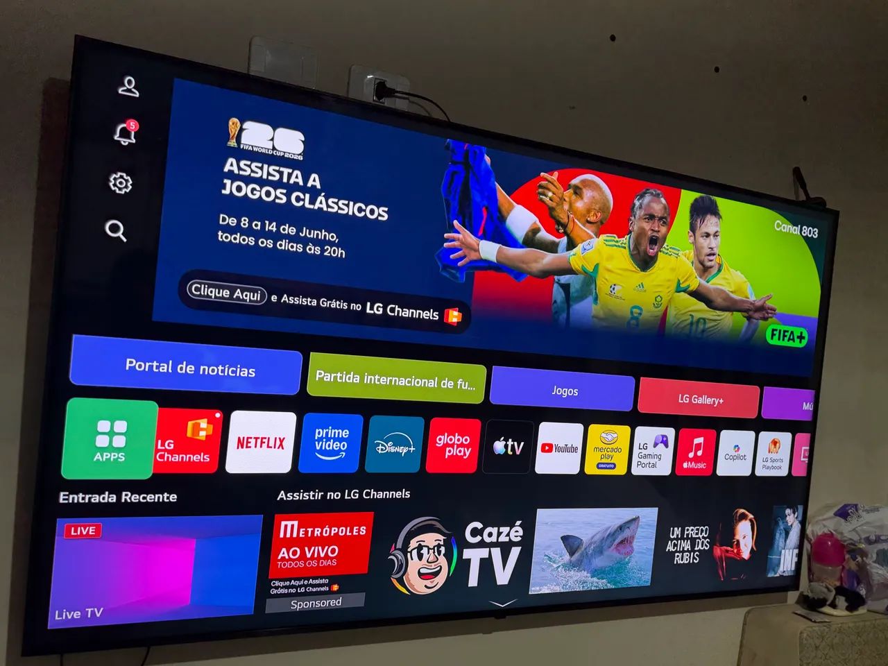 Tv smart LG 65 polegadas ultra 4k modelo novo com IA e Xbox integrado  - Foto 3