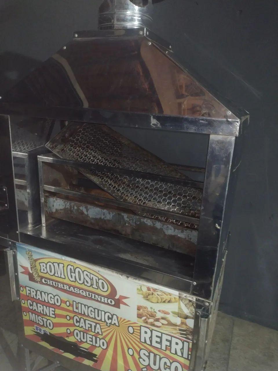 Carrinho de espetinho 