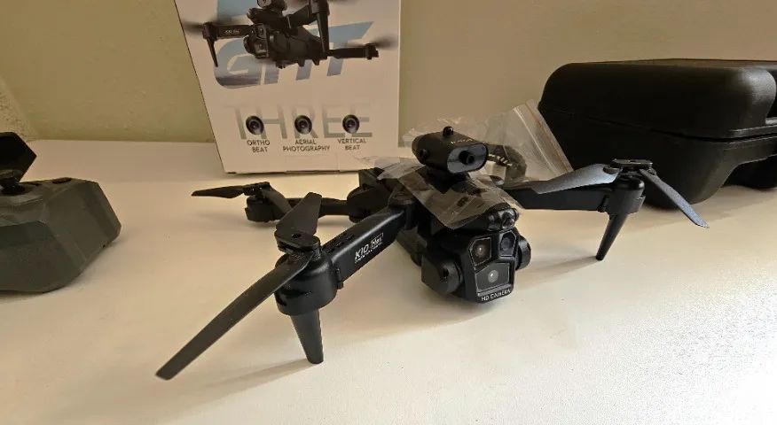 Drone Com Sensor de Colisão Câmera Frontal e Pouso e 2 Baterias Novo - Foto 4