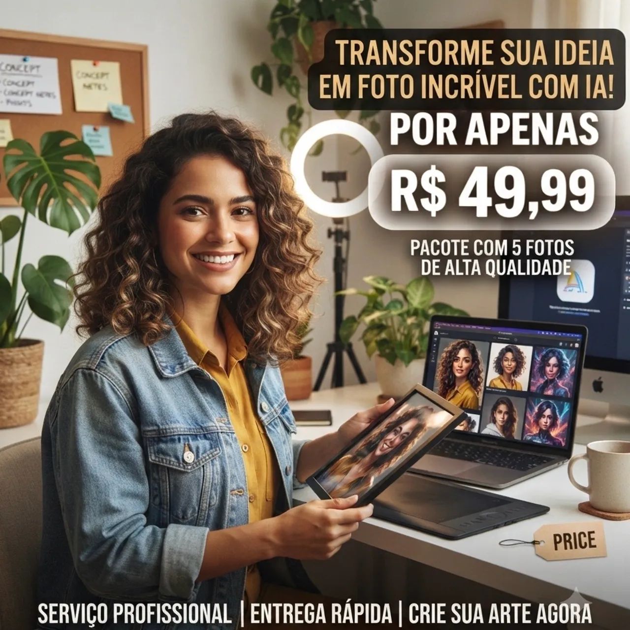 Fotos com IA