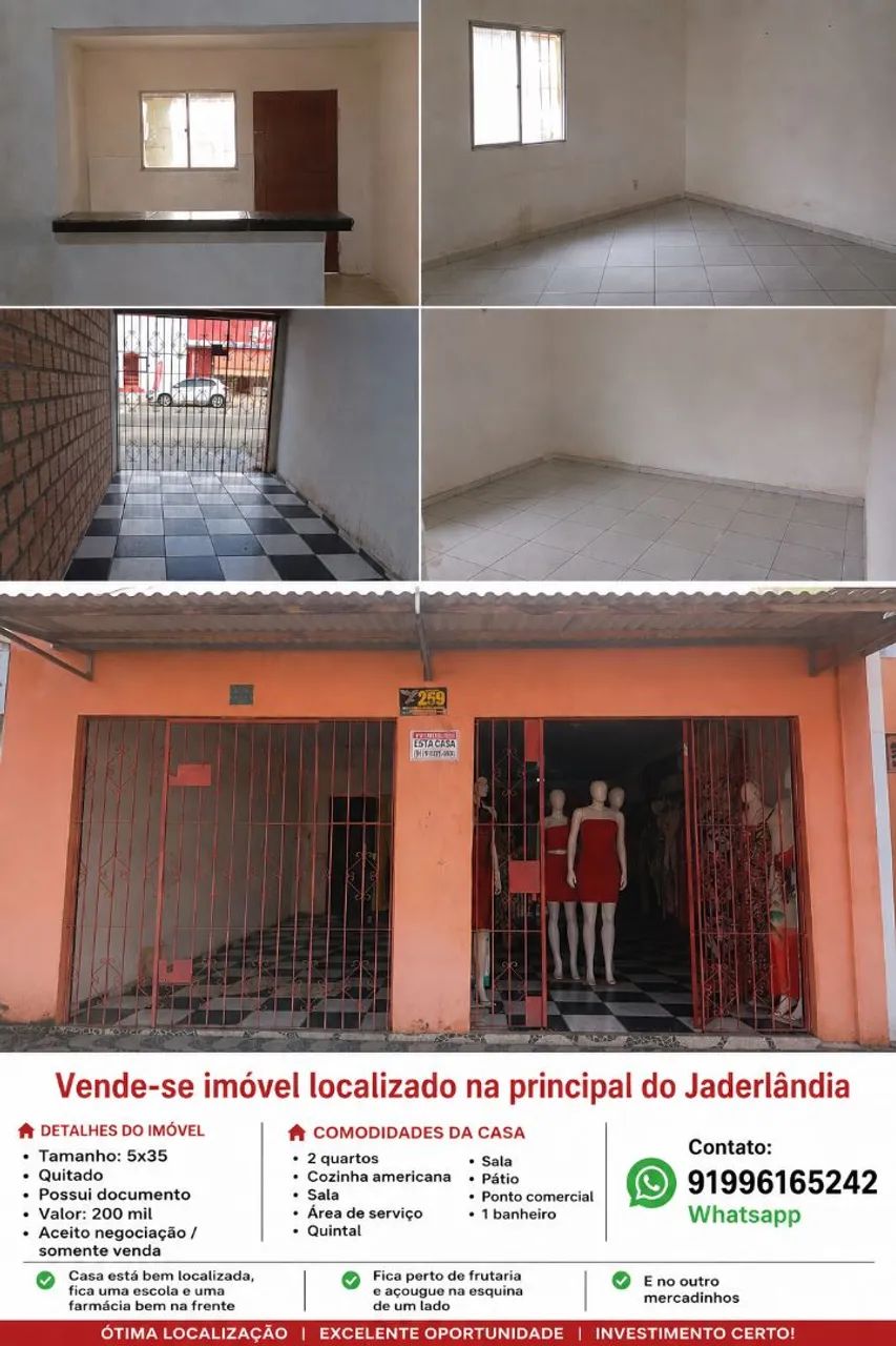 Vende-se imóvel bem localizado castanhal /pa