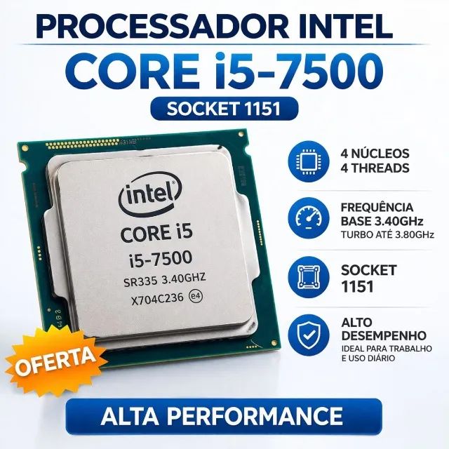 PROCESSADOR INTEL I5 7500 (1151)  - Foto 2