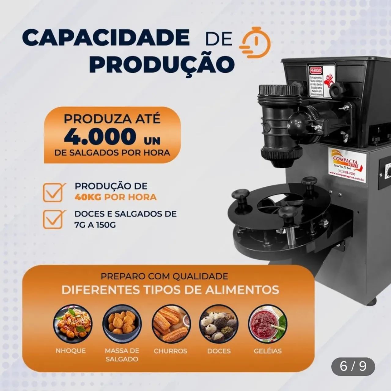 Maquina de fazer salgados e doces  - Foto 2