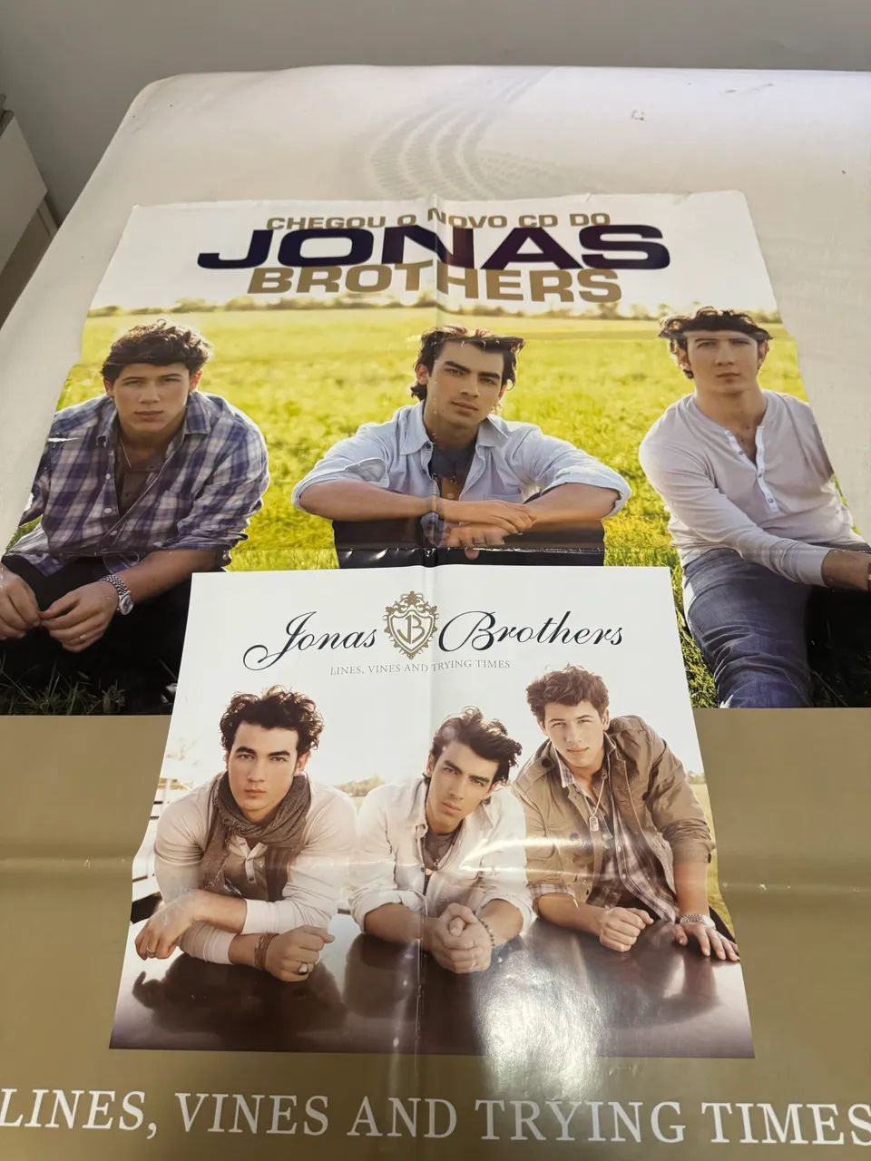 Pôster raríssimo e gigante do Jonas Brothers  - Foto 4