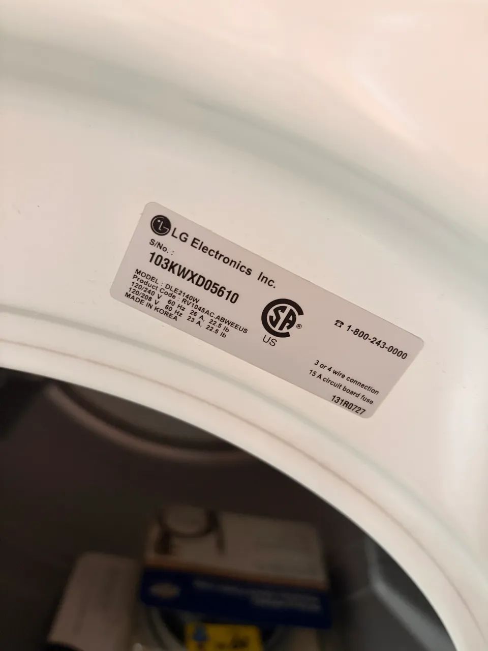 Secadora LG nunca usada- 110V com transformador - Foto 2