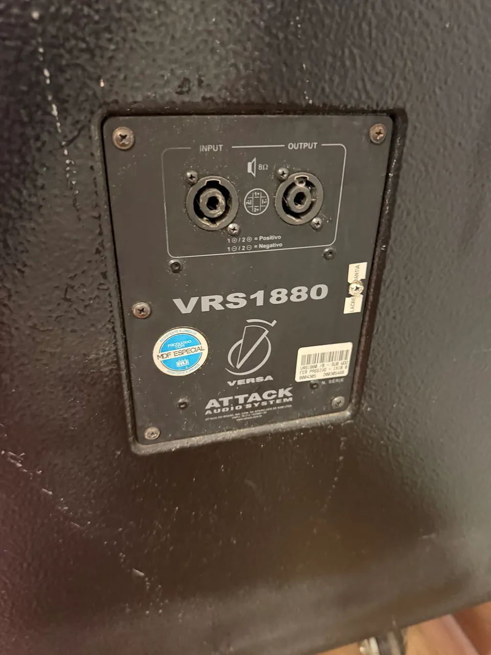 Sub passivo attack vrs 1880  18 polegadas muito zero  - Foto 2