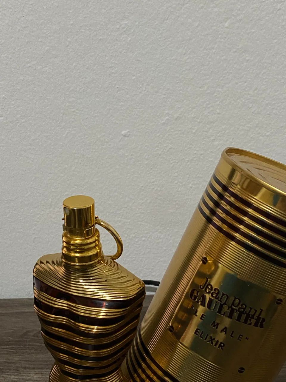 Frasco e Lata VAZIOS Lê Male Elixir - Foto 4