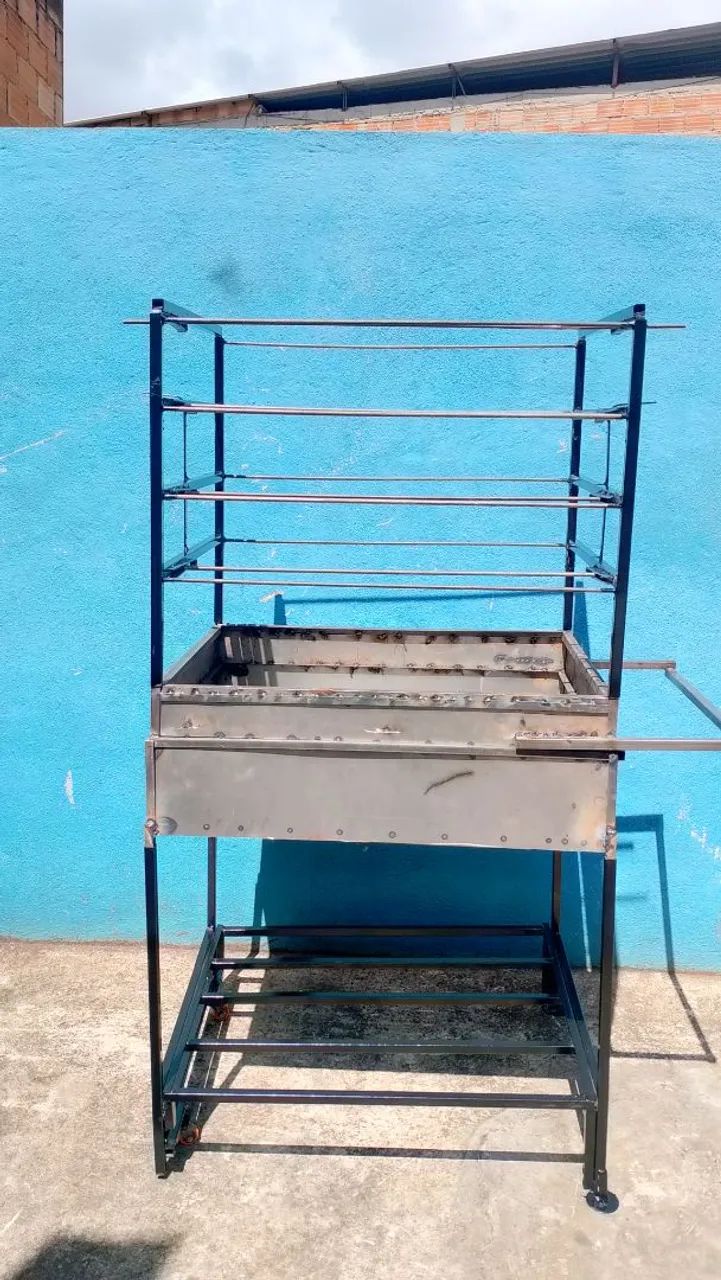 Churrasqueira em aço carbono totalmente desmontável  - Foto 6