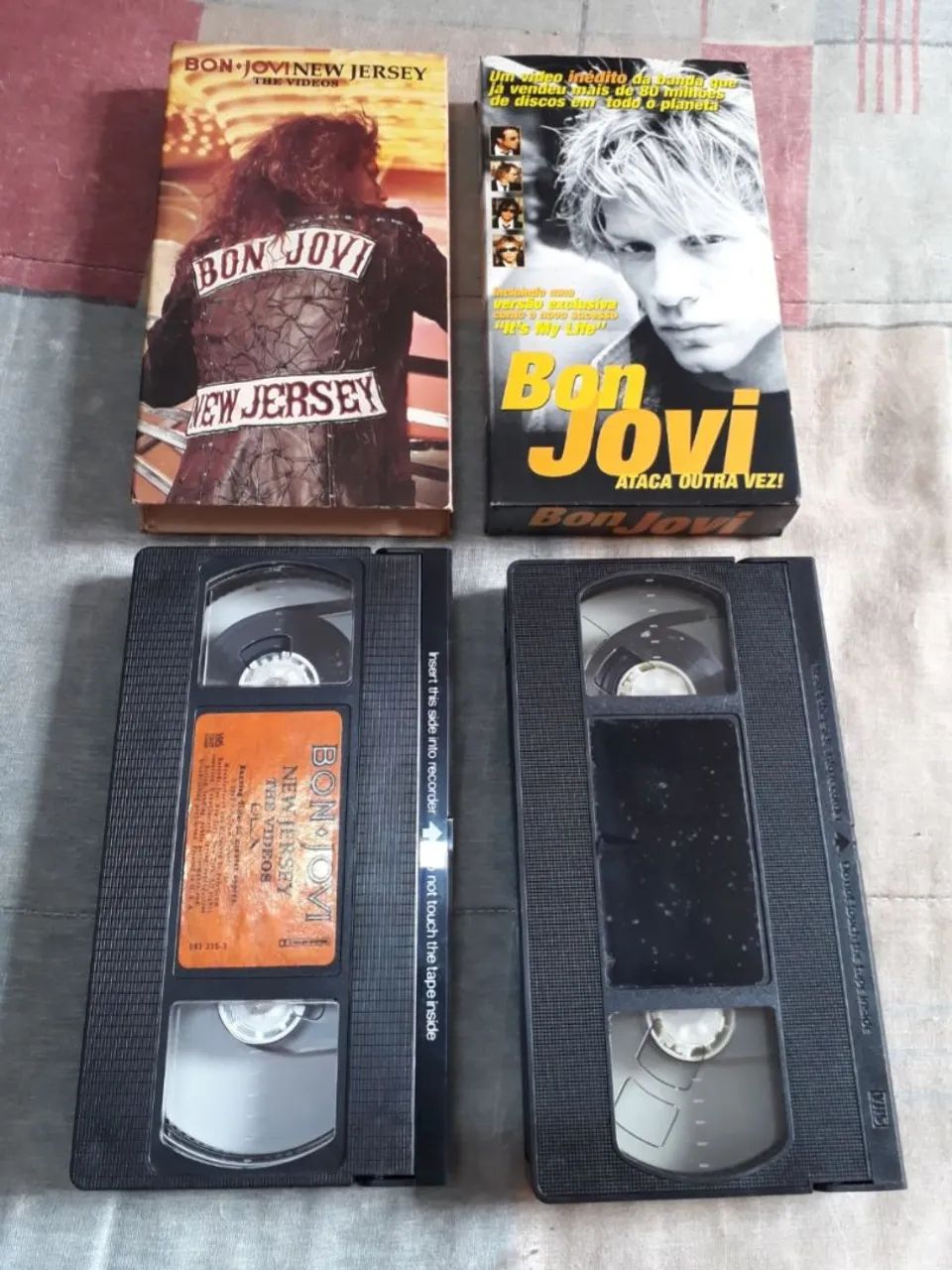 2 Fitas VHS Bon Jovi originais 