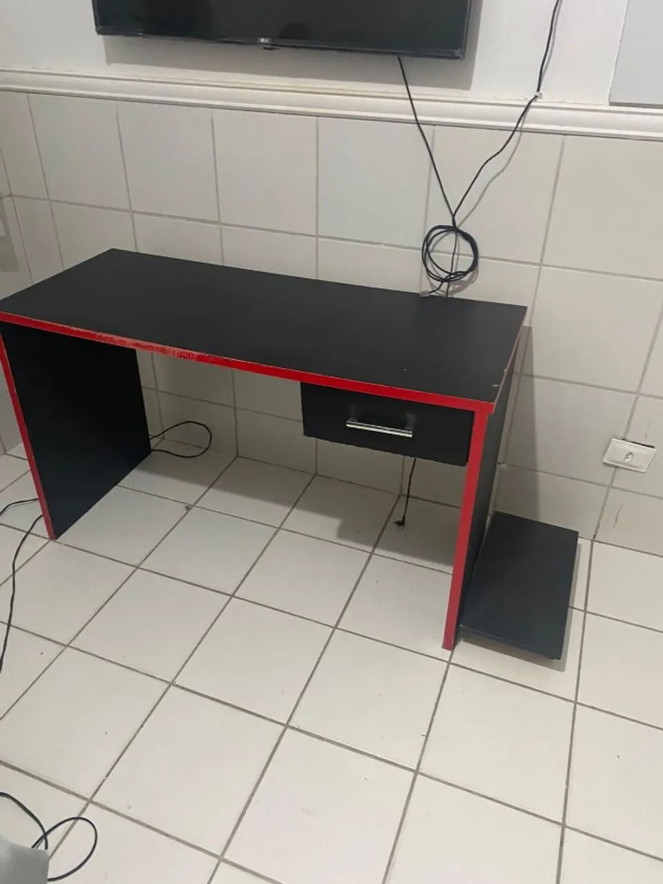 Mesa gamer para computador com suporte de Desktop - Foto 2