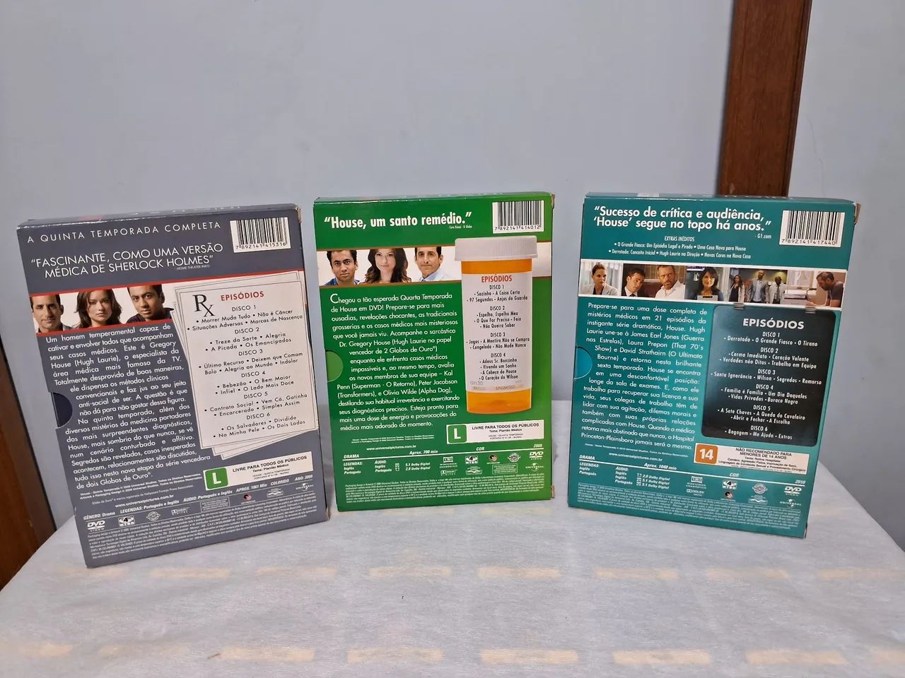 BoxSet DVDs HOUSE - 1° a 6° Temporadas - Foto 4