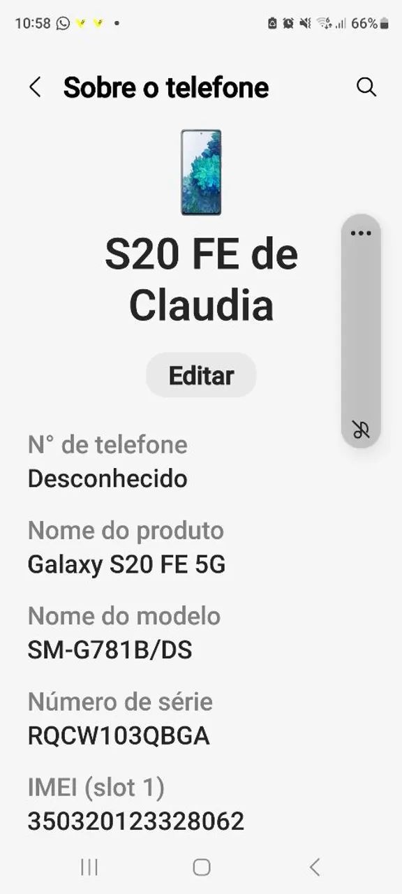VENDE SE CELULAR S20 Fe - Foto 3