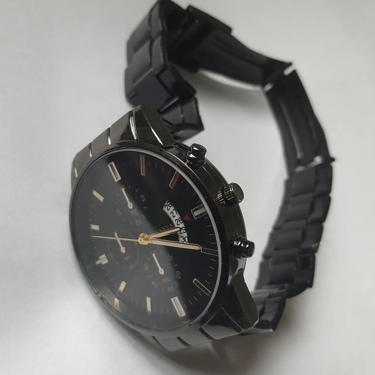 Relógio geneva aro 40 mm lindo. - Foto 3
