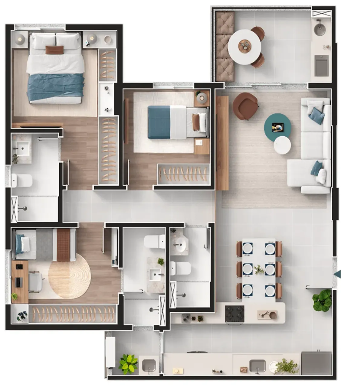 PLANTA 93m²