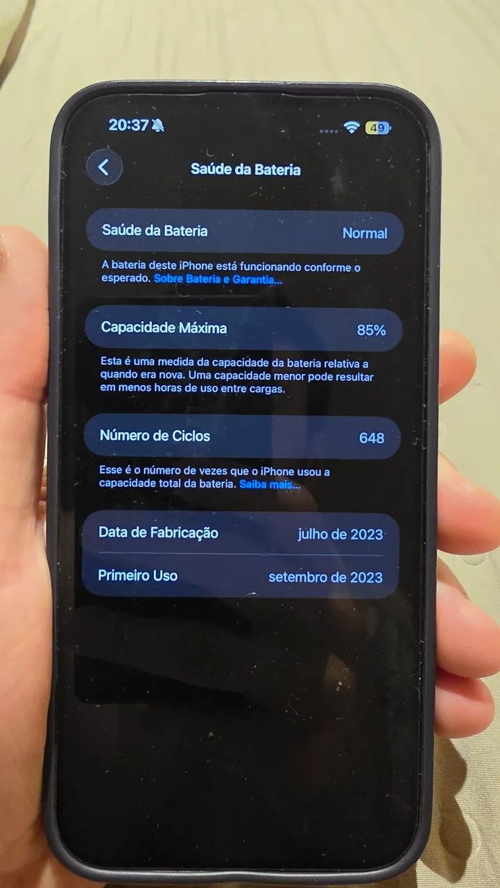 iPhone 15 pro max 256gb titânio - Foto 3