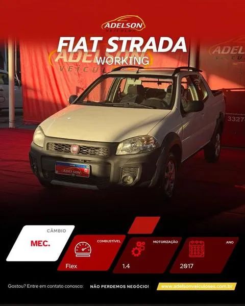 Fiat Strada Working Hard 1.4 Fire Flex 8V CD 2017