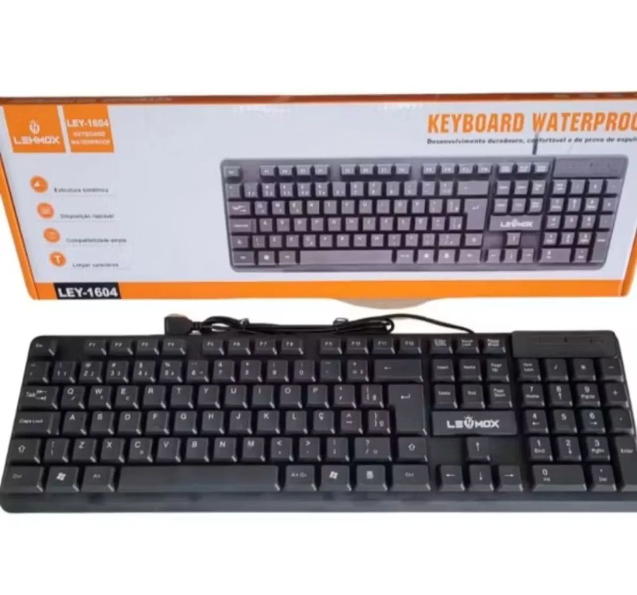 Teclado com  fio lehmox