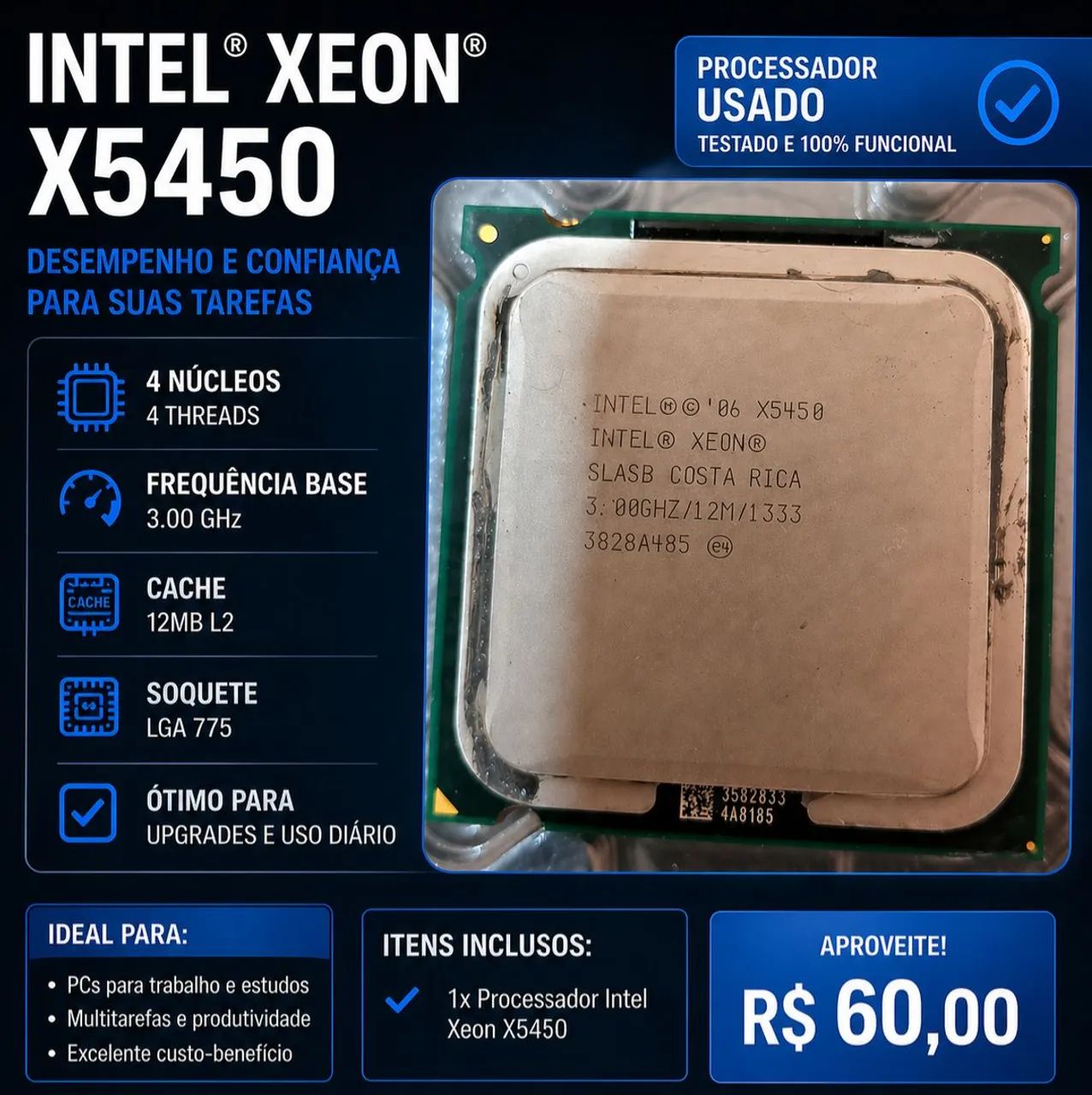 Processador Intel Xeon X5450
