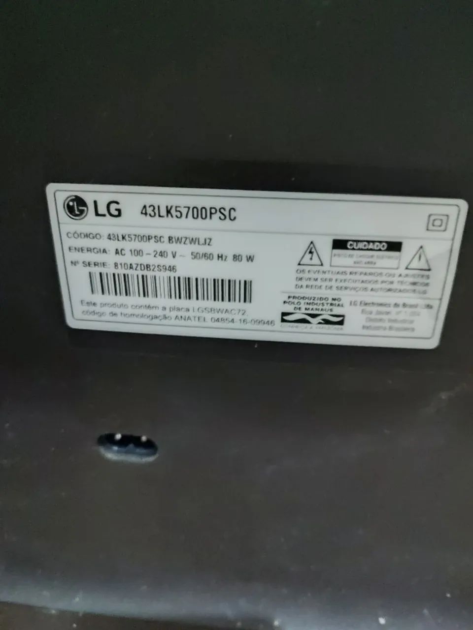 TV LG 43 Smart Defeito  - Foto 3