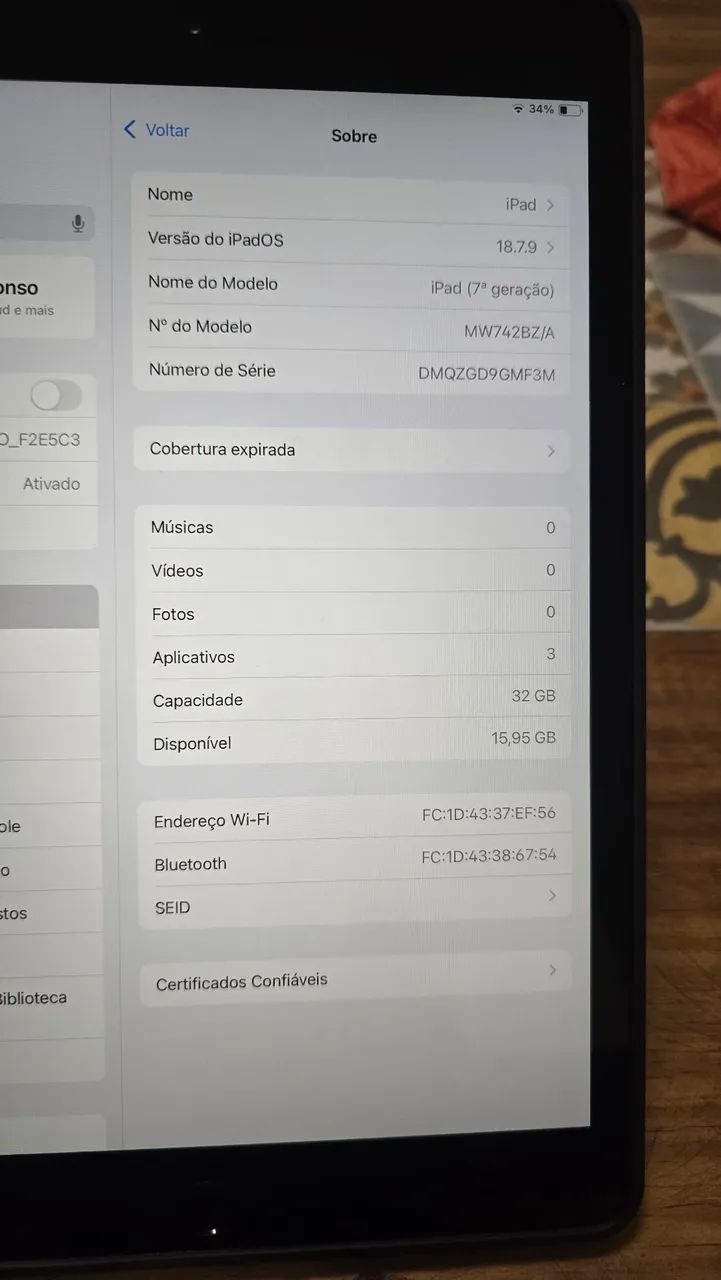 Ipad 7 geração Apple 32 GB Space Gray - Foto 3