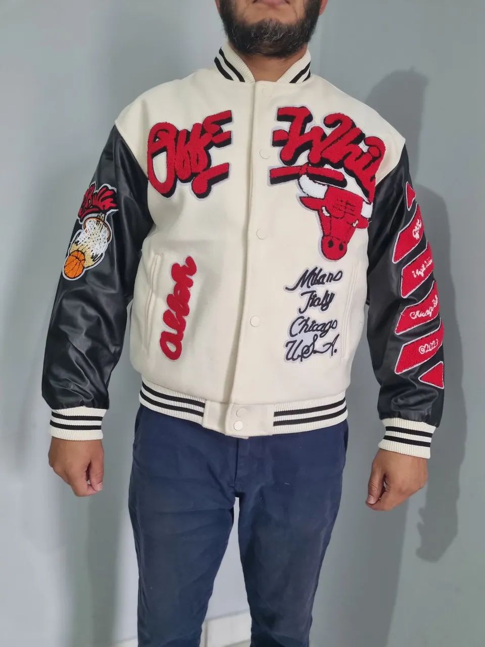 Jaquetas Chicago Bulls - Estilo NBA - Foto 4