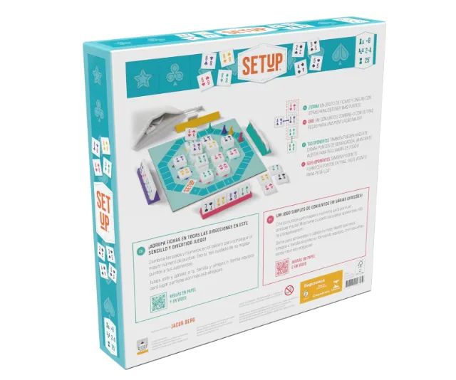 Asmodee SETUP Jogo de Tabuleiro para Amigos 2 a 4 Jogadores 8+ Partidas de até 20 Min - Foto 4