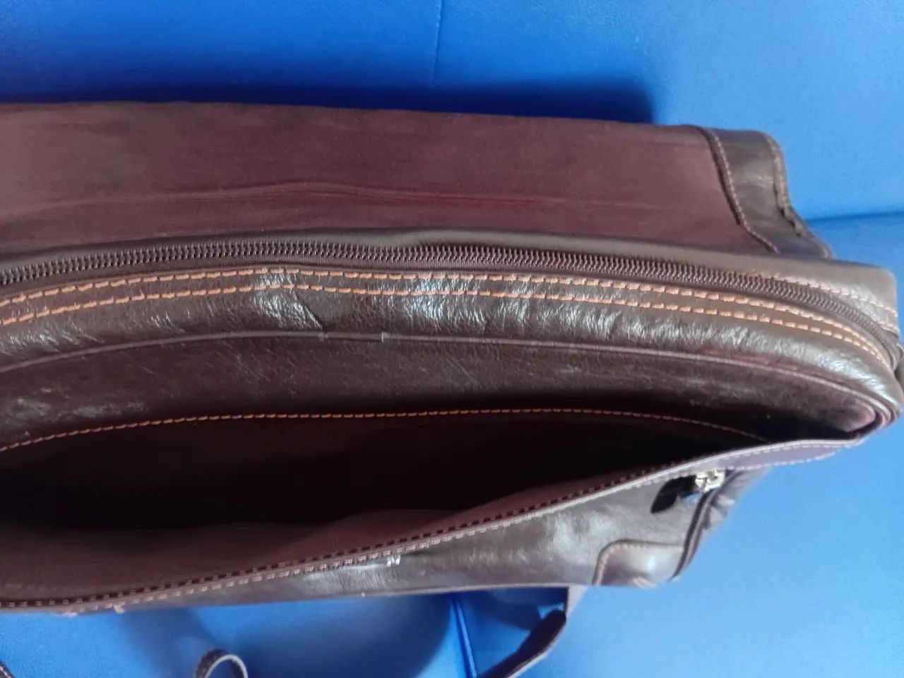 Bolsa de Couro Masculina  - Foto 5