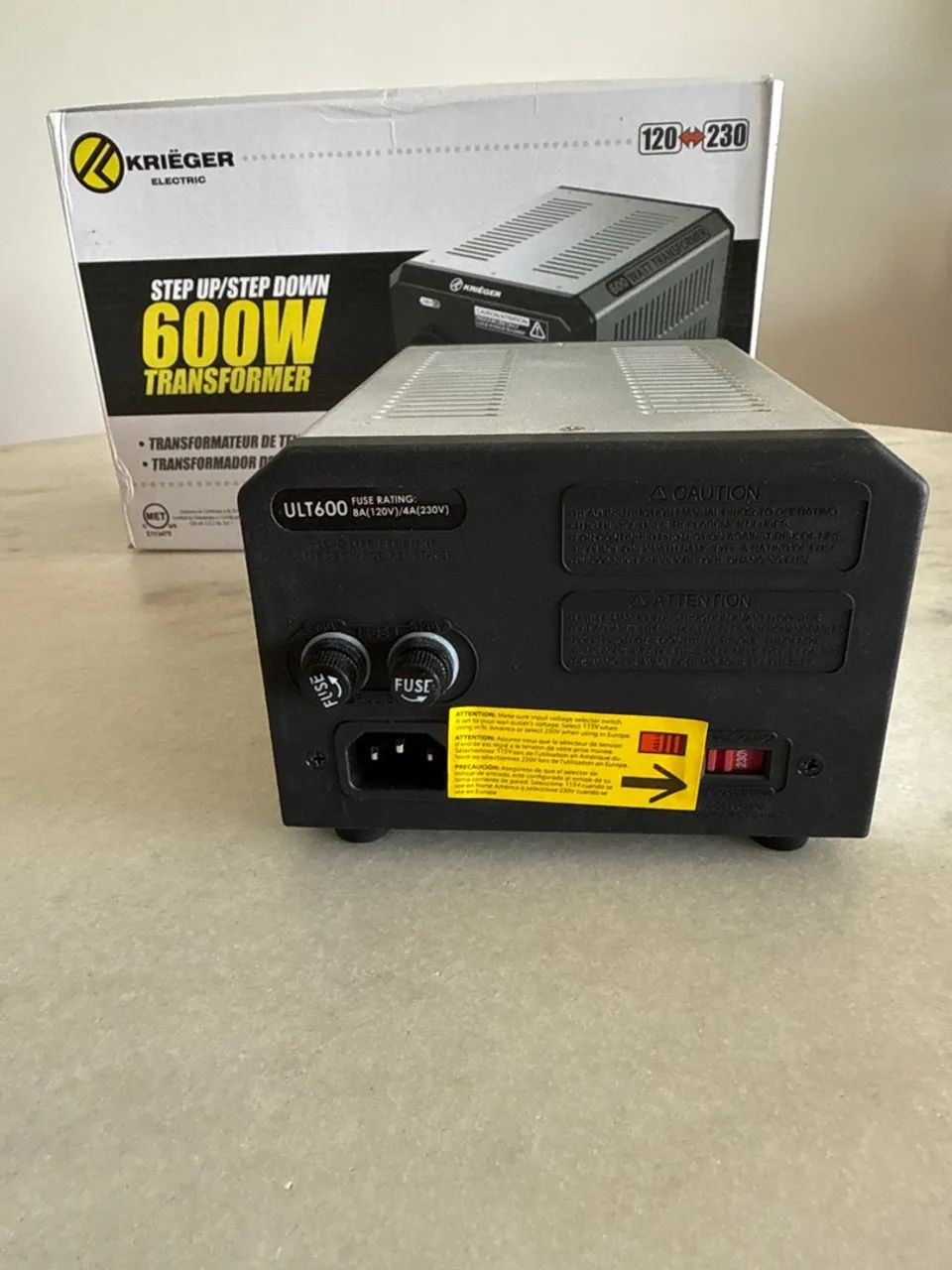 Transformador de Tensão Kriëger 600 watts - Foto 2