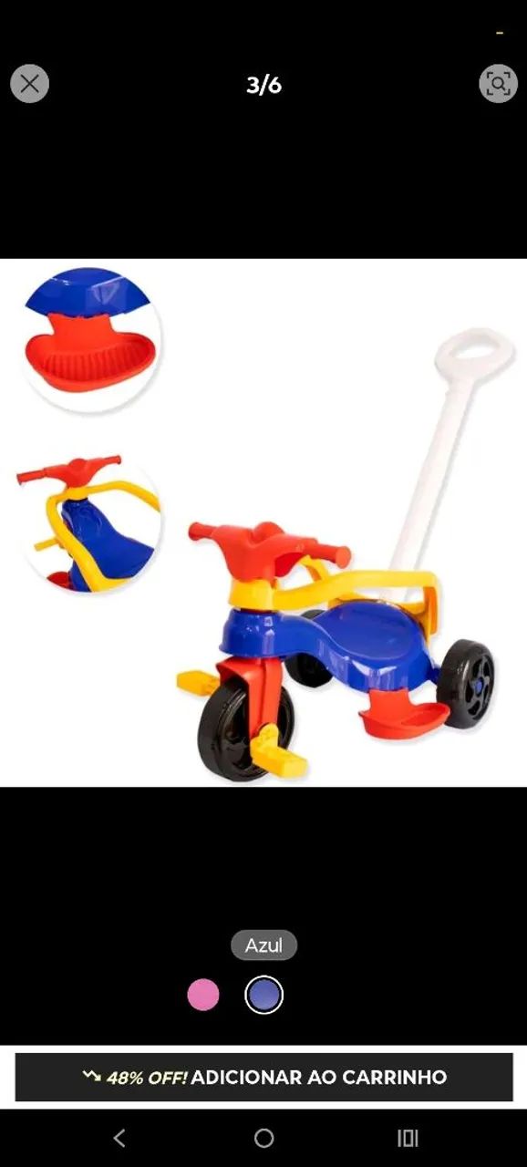 Venda de brinquedo triciclo novo ,nunca usado! - Foto 3