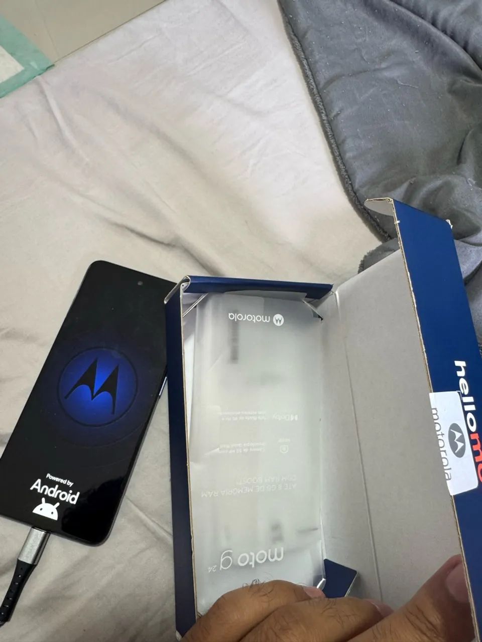 Celular smartphone Motorola G24 Azul - Foto 2