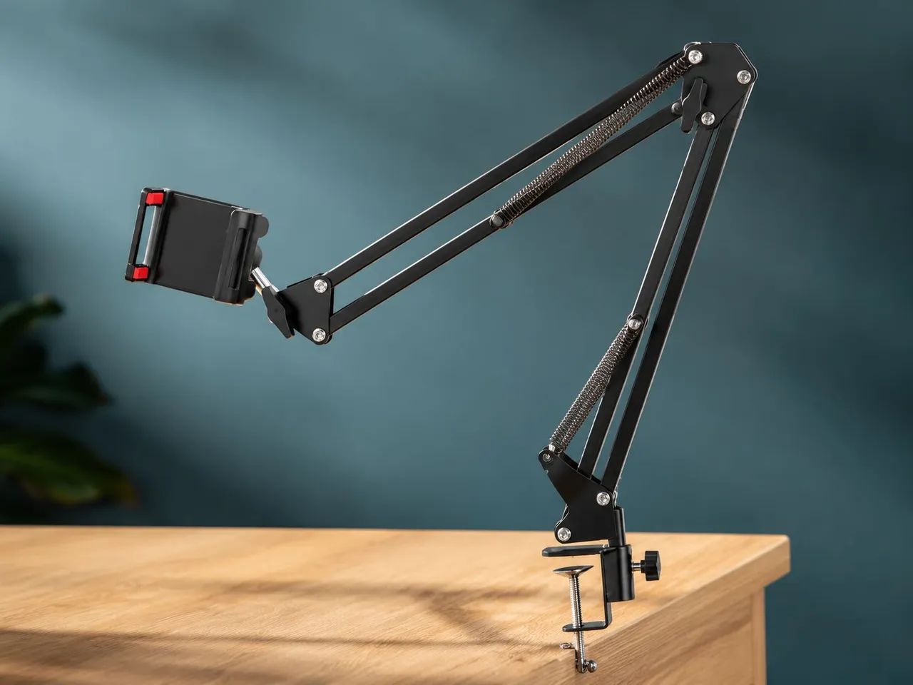 Suporte Articulado de Mesa para Celular com Garra