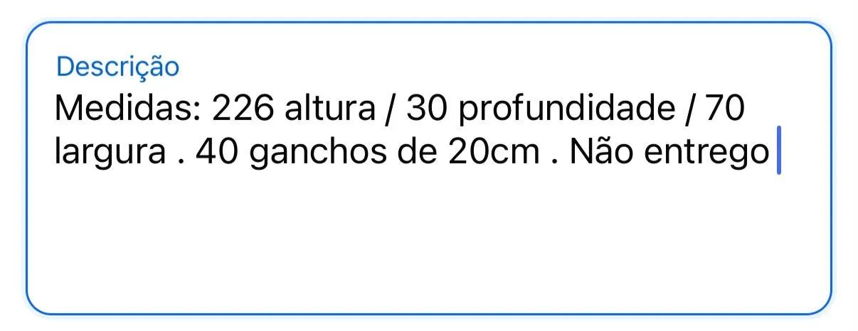 Prateleira expositora para loja com 40 ganchos - Foto 3
