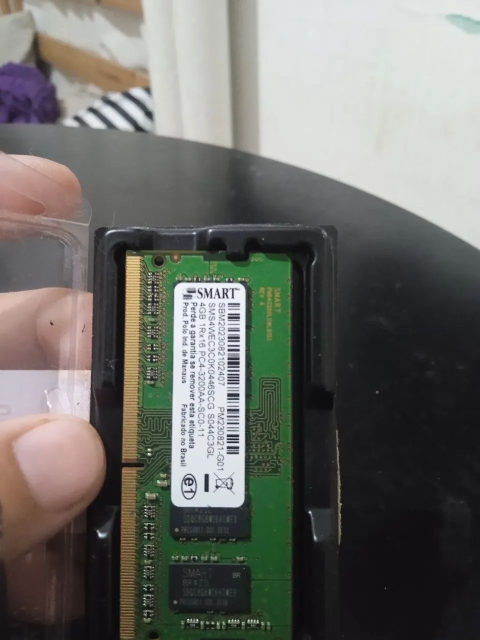 Memória ram ddr4 4gb notebook 