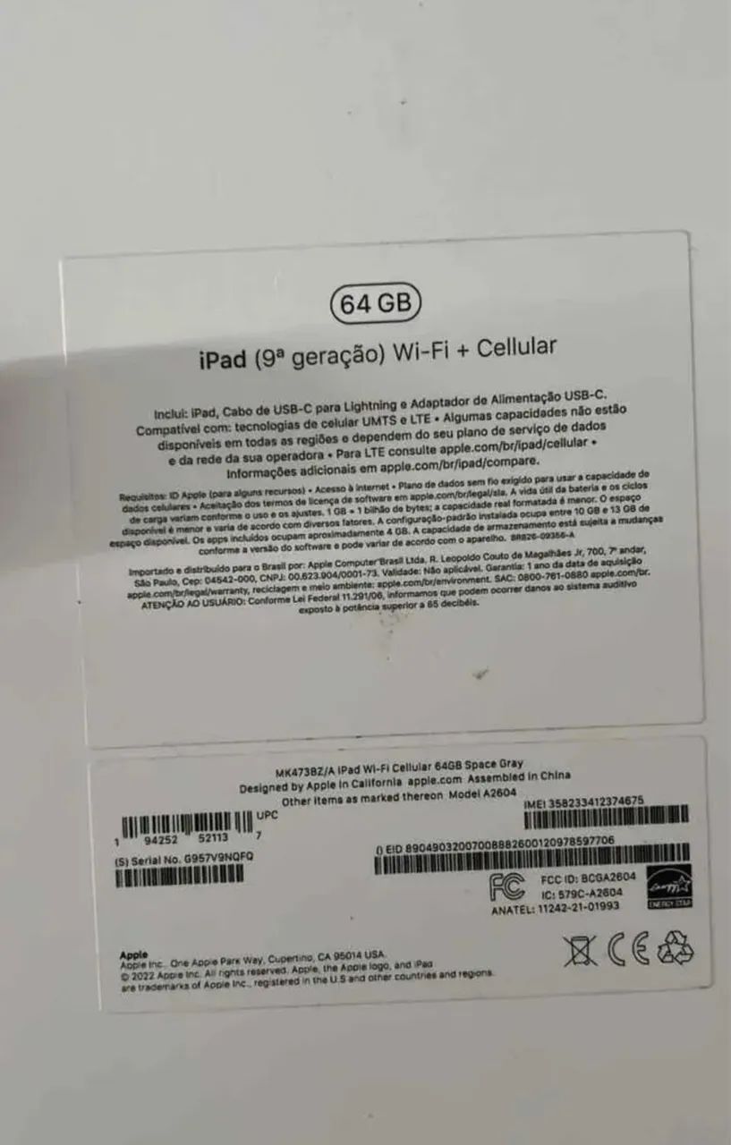 IPAD GERAÇÃO 9 - Foto 3
