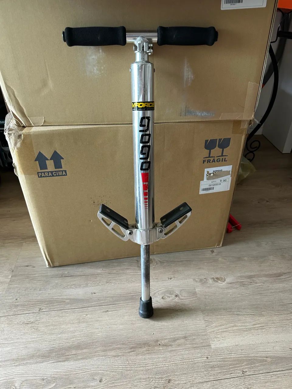 ? Pula-Pula Razor GoGo Pogo Stick (Alumínio / Dobrável) - Raridade! - Foto 2