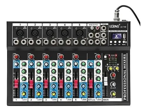 Mesa de som Bluetooth e USB