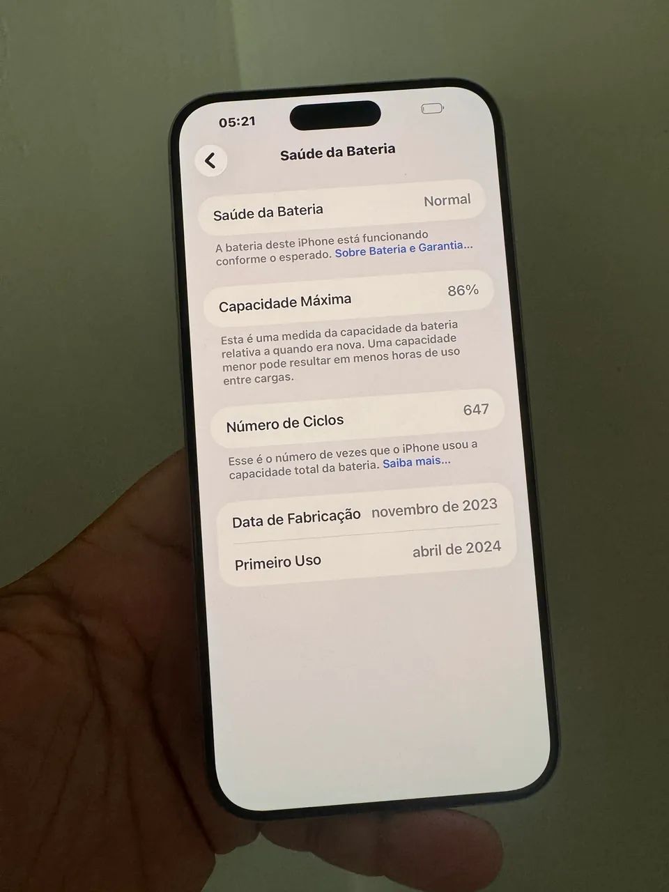 IPHONE 15 PRO MAX 256 NATURAL R$ 3700,00 - Foto 2
