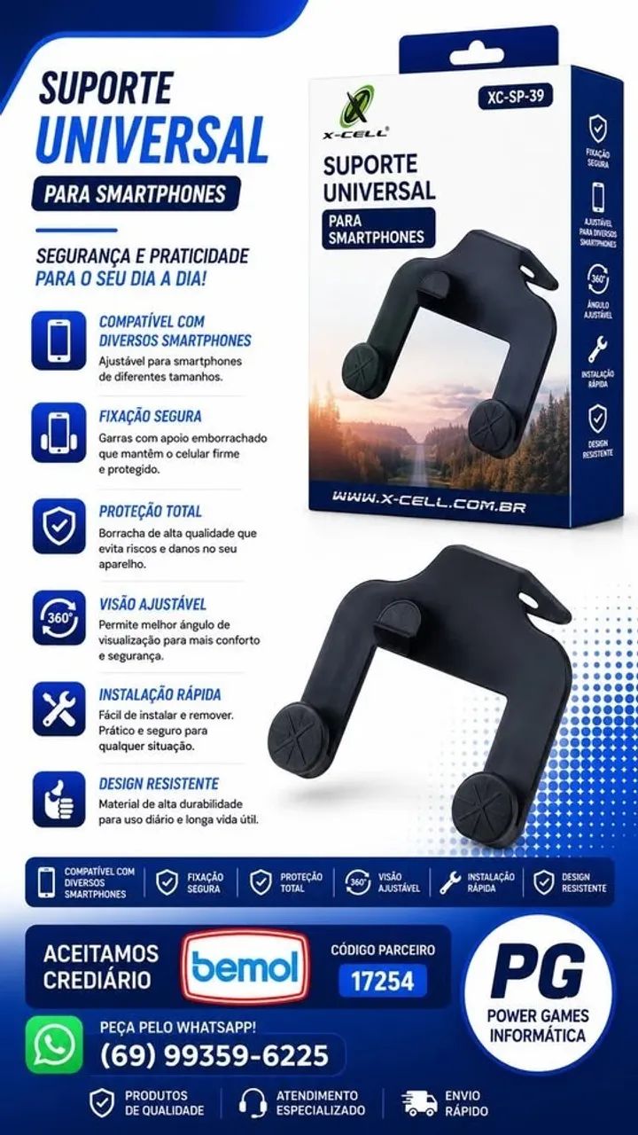 SUPORTE DE CELULAR PARA CARRO VEICULAR - Foto 2