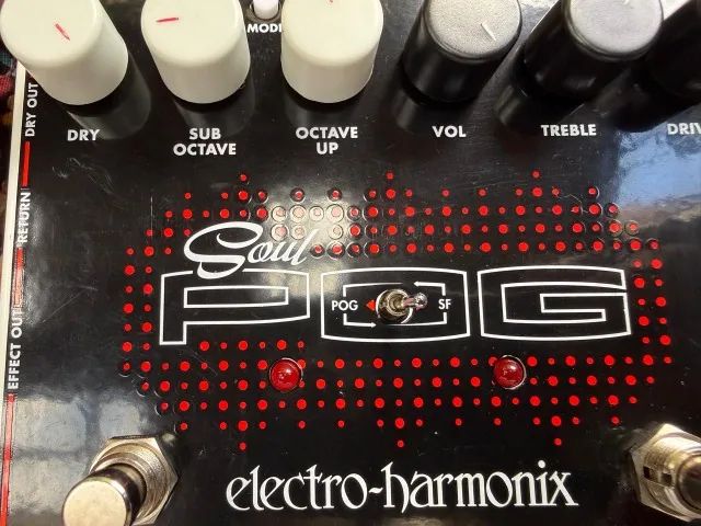 Pedal Electro-Harmonix Soul POG (Overdrive + Oitavador