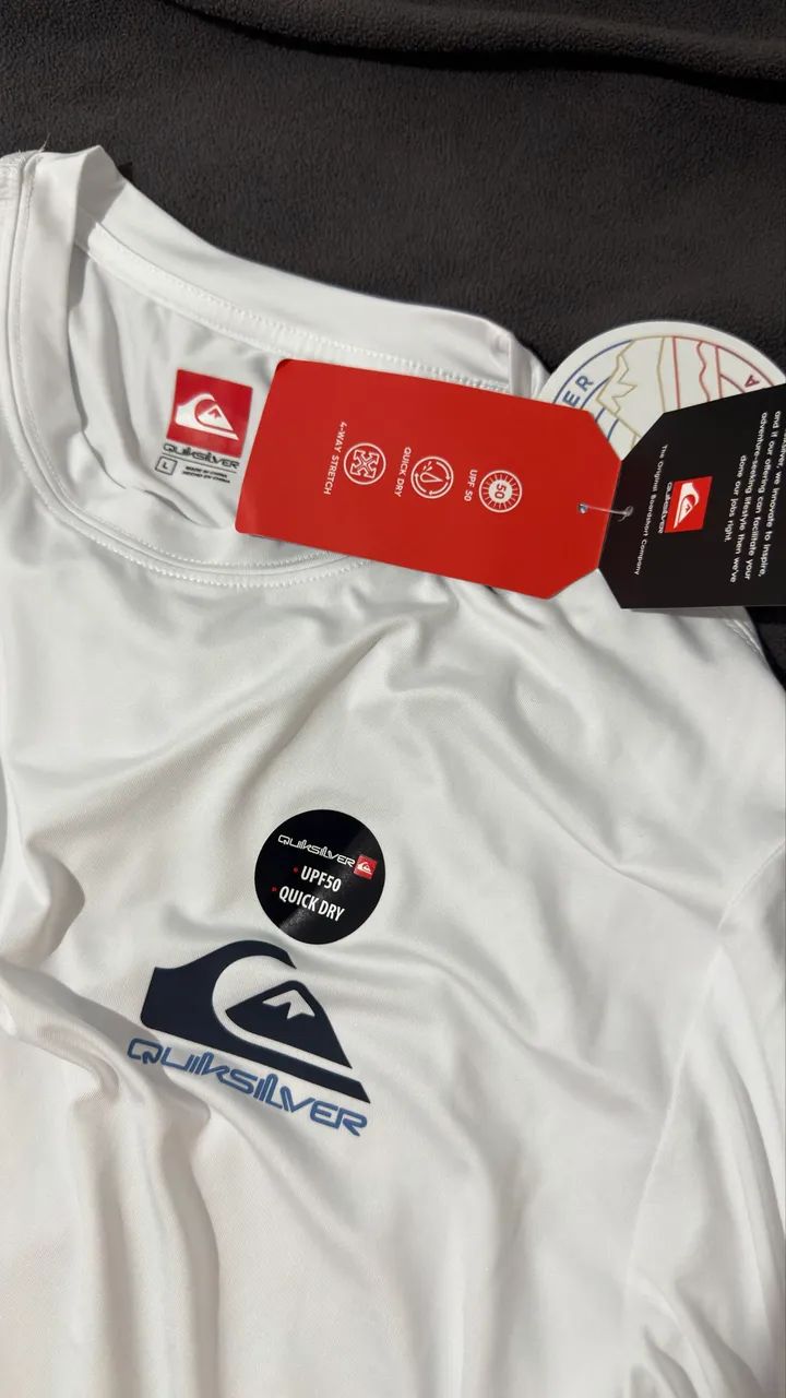 Camisa Quiksilver proteção UV - Foto 2